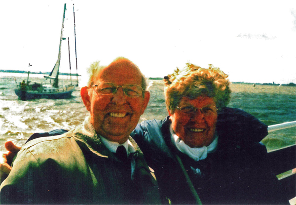 Arie 1928 en Klasien. Foto gekregen van Klasien in 2009.