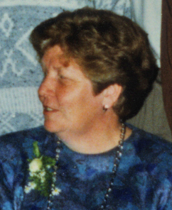 Klaziena Baudina Harmsen. Foto gemaakt op 4.12.87 op haar 25-jarige bruiloft. Foto uit het familiearchief van Cornelis*1931