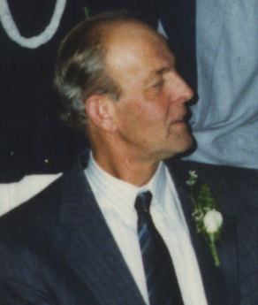 Arie 1928. Foto gemaakt op 4.12.87 op zijn 25-jarige bruiloft. Foto uit het familiearchief van Cornelis*1931